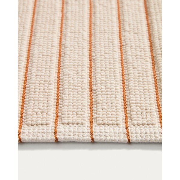 Narancssárga-bézs textil fürdőszobai kilépő 50x80 cm Merade – Kave Home-image-2