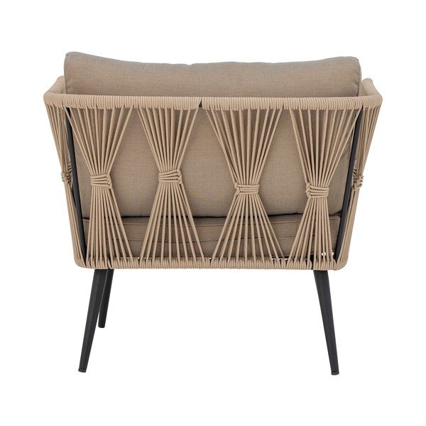 Bézs párnázott kerti fotel Pavone – Bloomingville-image-3