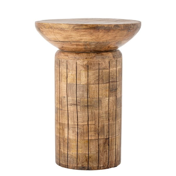 Mangófa kerek tárolóasztal ø 30 cm Yasme – Bloomingville