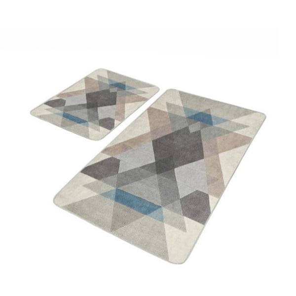 Bársony fürdőszobai kilépő szett 2 db-os 60x100 cm – Mila Home