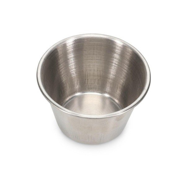 Ezüstszínű fém szervírozó tálka 110 ml Serve – BonBistro-image-2