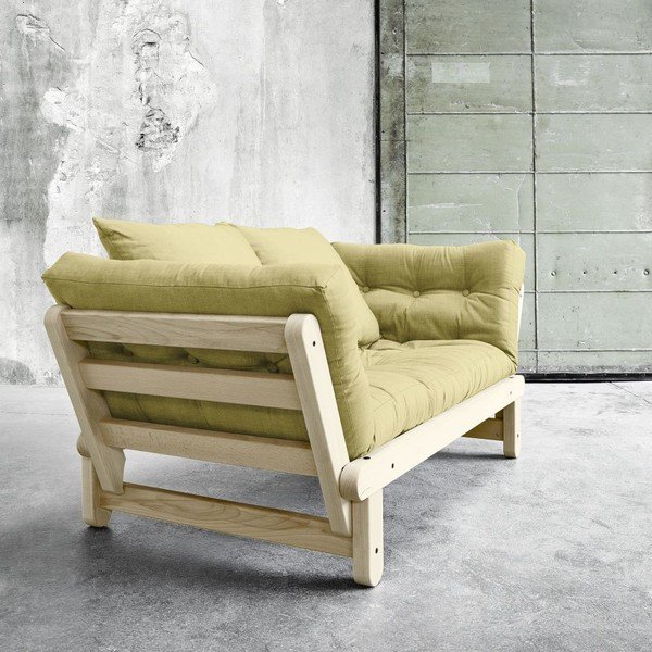 Beat Natural/Avocado Green kanapéágy - Karup-image-1