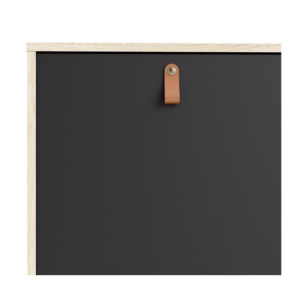 Stubbe fekete komód, 147 x 87 cm - Tvilum-image-4