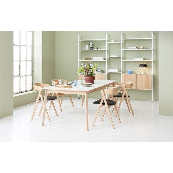 Avion kihúzható étkezőasztal fehér asztallappal, 220 x 100 cm - Hammel-image-3