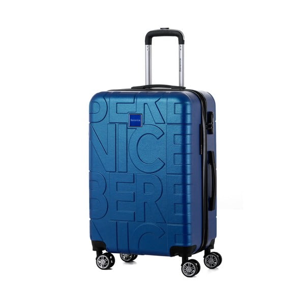 Typo kék bőrönd, 71 l - Berenice