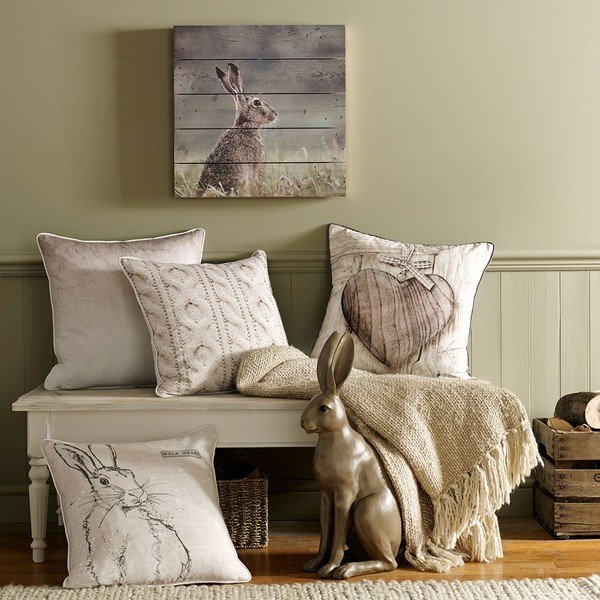 Hare fa fali kép, 50 x 50 cm - Graham & Brown-image-1