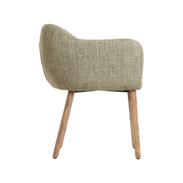 Világoszöld kárpitozott karfás étkezőfotel szett 2 db-os Blaine – Light & Living-image-3