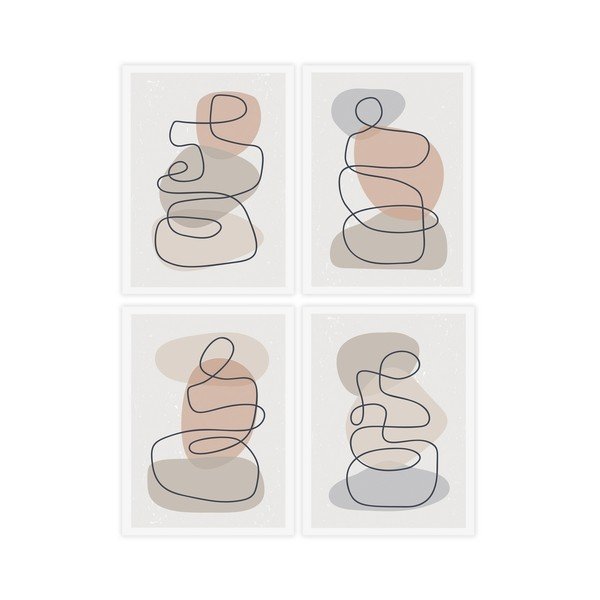 Kép szett 4 db-os 30x40 cm – Casa Selección