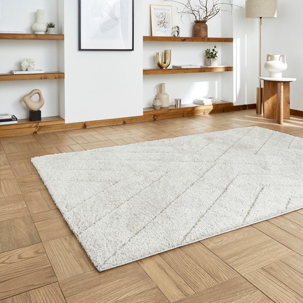 Világosszürke szőnyeg 160x230 cm Ideal Shaggy – Think Rugs-image-2