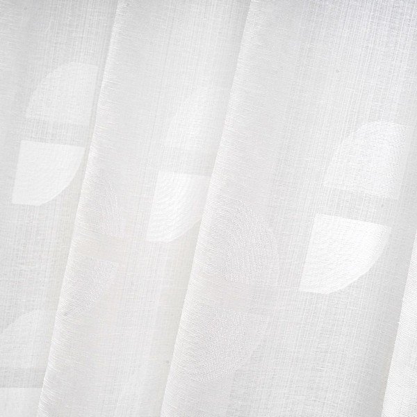 Fehér jacquard függöny 140x260 cm Mid Century – Casa Selección-image-4