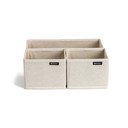 Textil fiókrendszerező készlet 3 db-os Soft Storage – Bigso