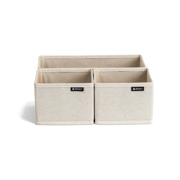 Textil fiókrendszerező készlet 3 db-os Soft Storage – Bigso