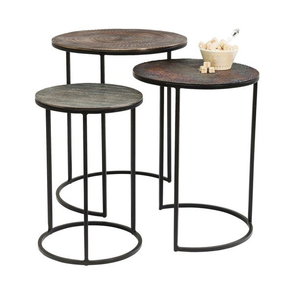 Electra 3 db-os tárolóasztal szett - Kare Design-image-2