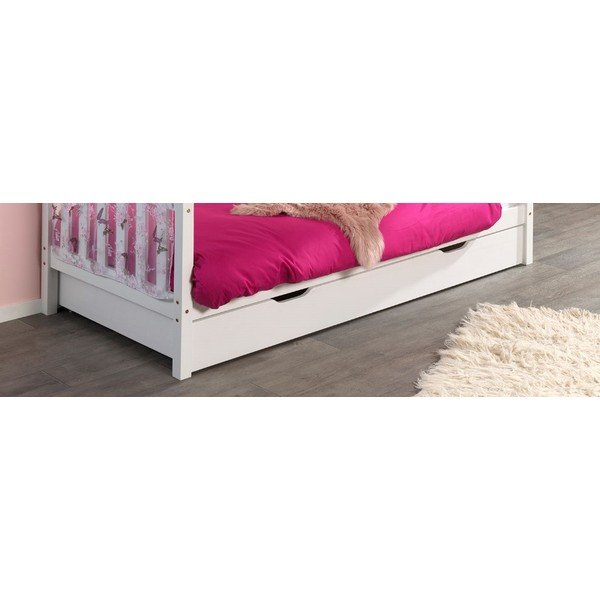 Fehér gyerekágy alatti fiók 90x200 cm Dallas – Vipack-image-1