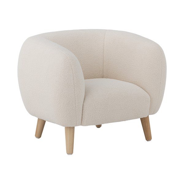 Fehér buklé gyerek fotel Cade – Bloomingville Mini