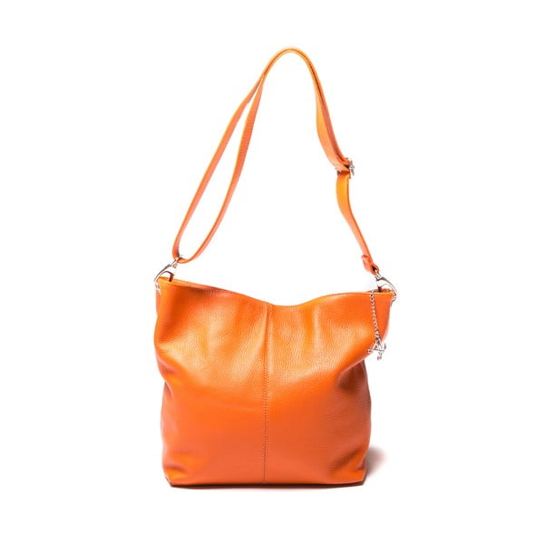Gilliana narancssárga bőr kézitáska - Luisa Vannini-image-4