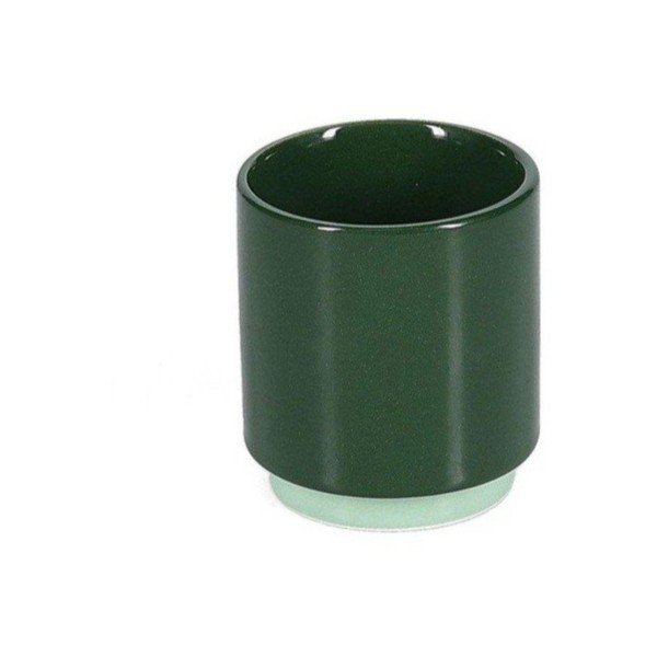 Sötétzöld kőedény eszpresszó csésze 130 ml Duo – ONA