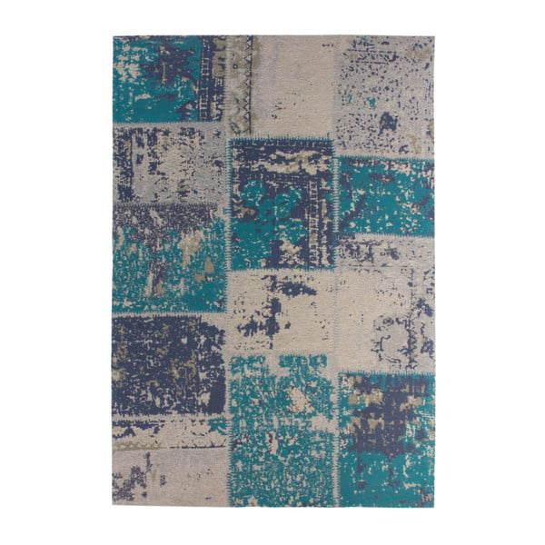 Neptun türkiz-szürke szőnyeg, 120 x 170 cm - Kayoom