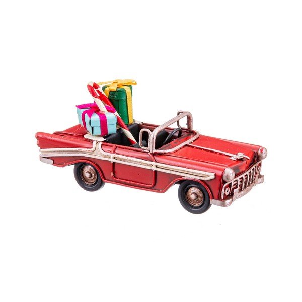 Fém karácsonyi figura (magasság 5 cm) Car – Casa Selección