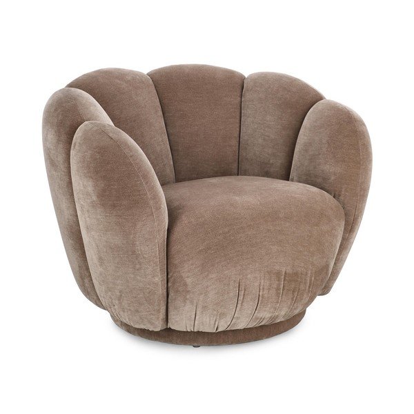 Szürkésbarna fotel Tulip – Bizzotto