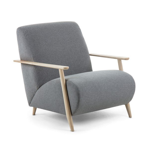 Szürke fotel Meghan – Kave Home-image-2