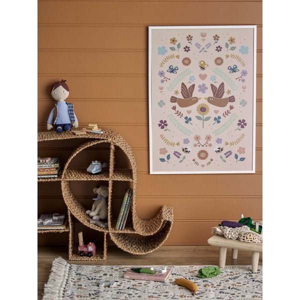 Többszintes gyerek rattan polc Elmar - Bloomingville Mini-image-2