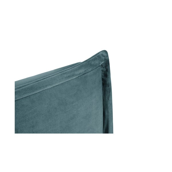 Petróleumkék ágytámla 140x120 cm Monica – Milo Casa-image-3