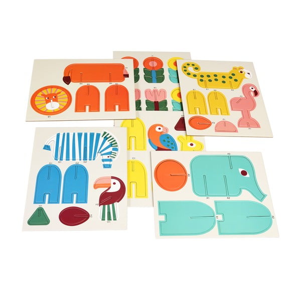 Fa építőjáték Wild Wonders - Rex London-image-1