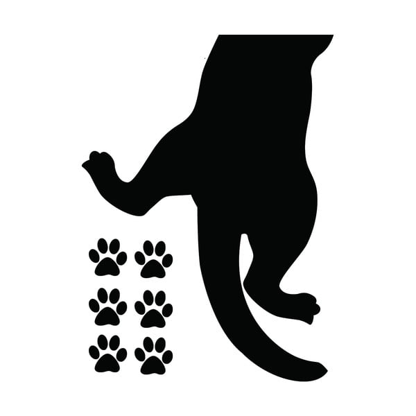 Cat Footprints matrica - Ambiance-image-1