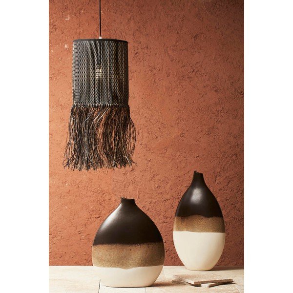 Barna függőlámpa 26x26 cm Kogawa – Côté Table-image-1