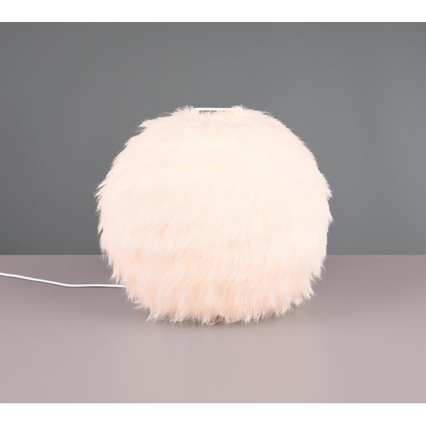 Krémszínű asztali lámpa (magasság 24 cm) Furry – Reality-image-1