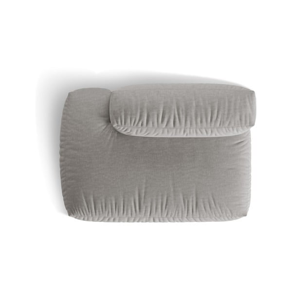 Sötétkék bársony kanapé modul (bal oldali) Martina – Micadoni -image-3