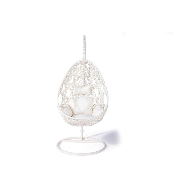 Palma krémfehér mesterséges rattan függőfotel - Le Bonom-image-2
