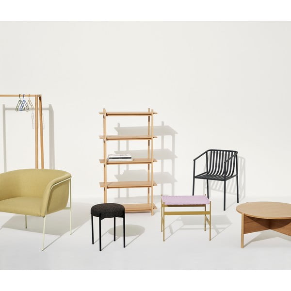 Fekete fém kerti fotel Villa – Hübsch-image-2