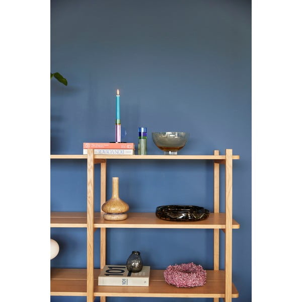 Natúr színű tölgyfa polcos állvány 150x150 cm Mason – Hübsch-image-3