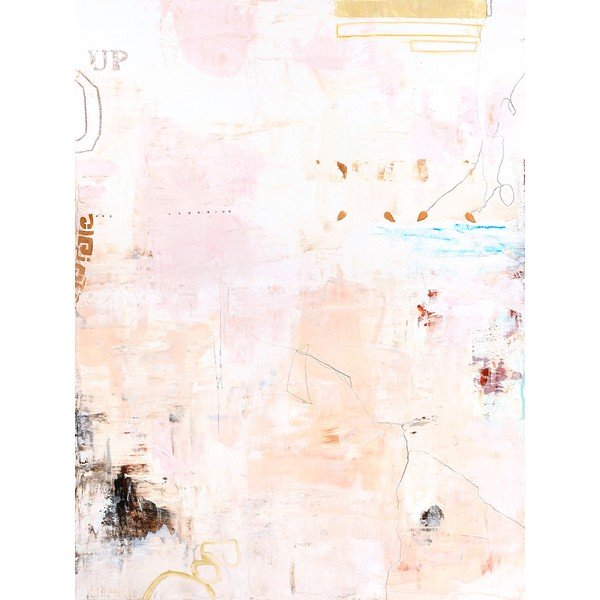 Kézzel festett vászon kép 88x118 cm Small Notes – Malerifabrikken