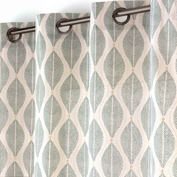 Zöld-bézs függöny 140x240 cm Maho – douceur d'intérieur-image-2