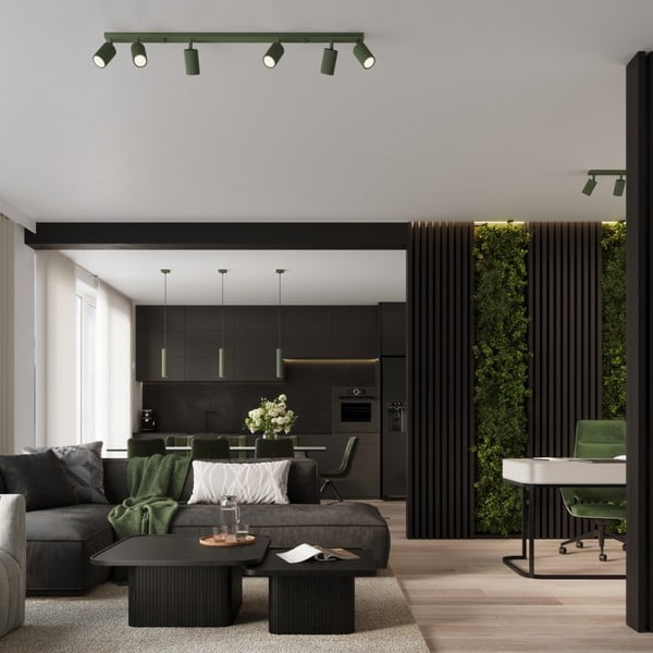 Zöld spotlámpa 6,5x117 cm Gleam – Sollux-image-1