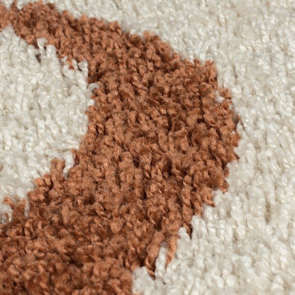 Krémszínű szőnyeg 80x150 cm Squiggle – Flair Rugs-image-3