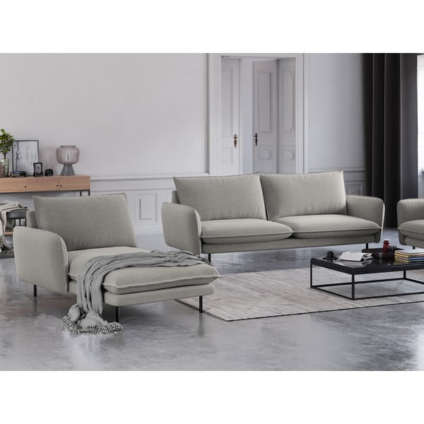 Vienna világosszürke heverő, bal oldali - Cosmopolitan Design-image-1