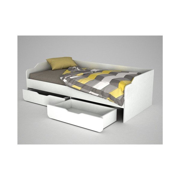 Young fehér egyszemélyes ágy-image-3