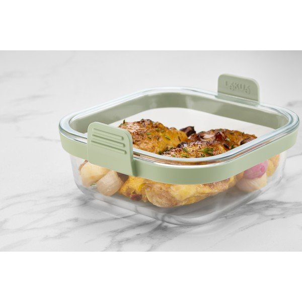 Üveg sütőforma forrólevegős fritőzhöz 18,5x17,5 cm – Lékué-image-2