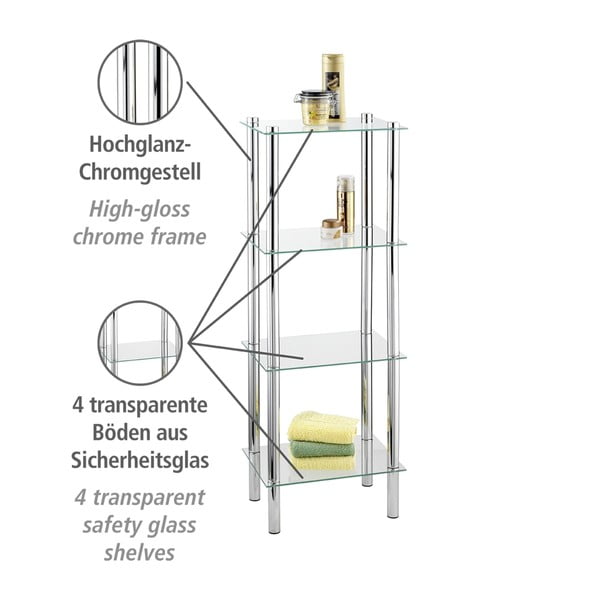Yago 4 szintes polc - Wenko-image-3