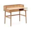 Íróasztal kőrisfa dekorral 62x105 cm Araxi – Kave Home