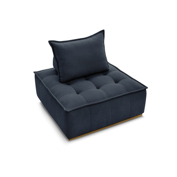 Sötétkék zsenília fotel Elisa – Bobochic Paris-image-4