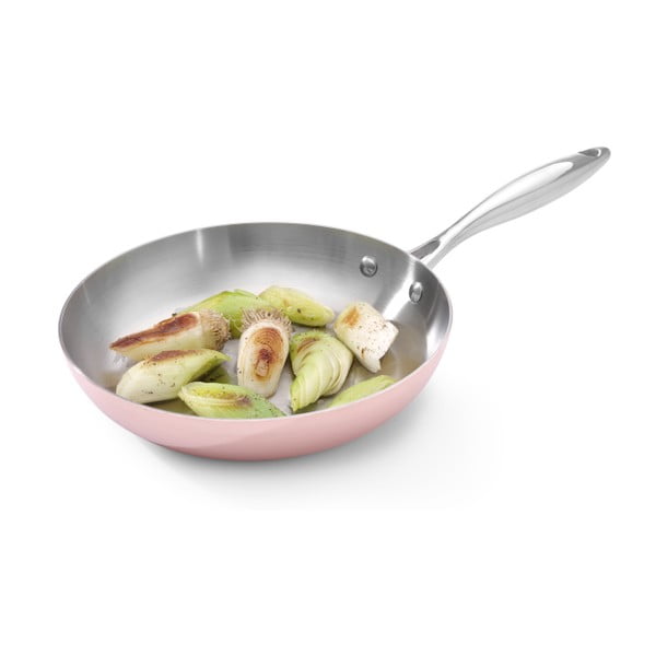 Réz serpenyő rozsdamentes acélból, ø 24 cm - Hendi-image-1