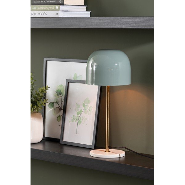 Mentazöld asztali lámpa fém búrával (magasság 50 cm) Manta – Leitmotiv-image-1