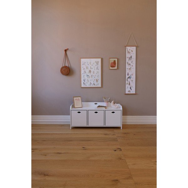 Fehér gyerek komód 99,5x37,5x32 cm Luca – Cam Cam Copenhagen-image-3