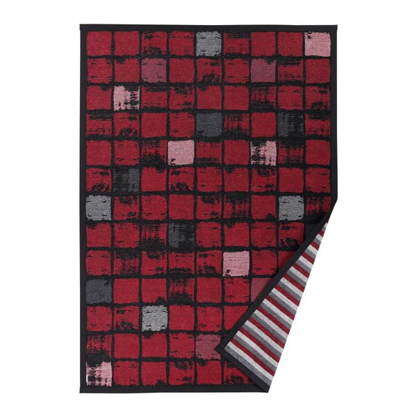 Telise piros mintás kétoldalú szőnyeg, 70 x 140 cm - Narma