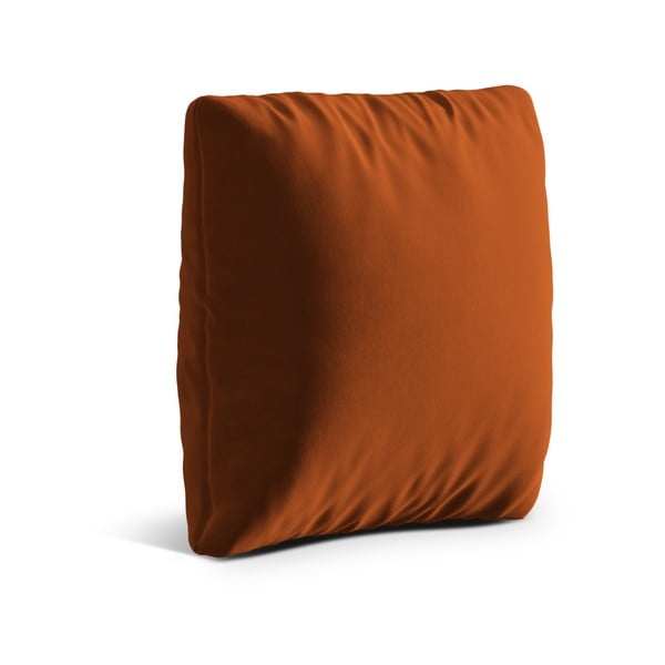 Terrakotta színű bársony párna kanapéra Kemi – Cosmopolitan Design-image-1